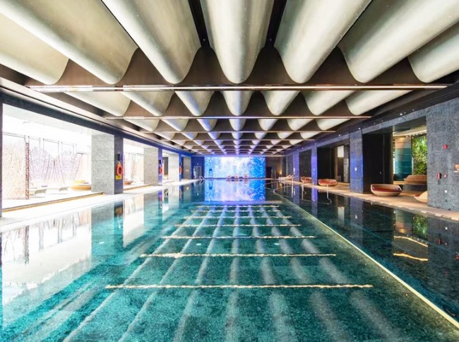 鹤壁网站建设西安W酒店泳池